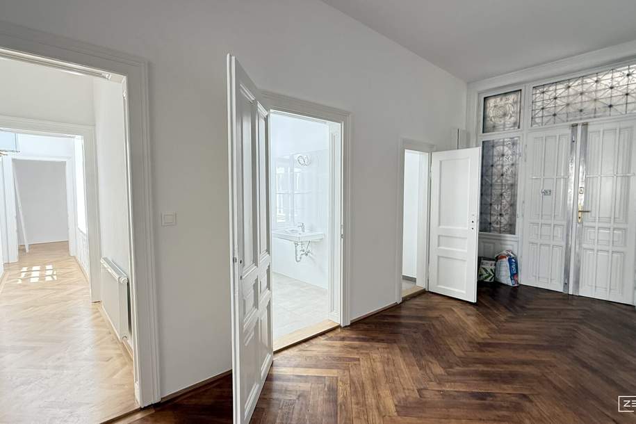 Komplett sanierte Altbauwohnung in bester Lage – Bezugsfertig ab Mai | ZΞLLMANN IMMOBILIEN, Wohnung-miete, 1.950,00,€, 1070 Wien 7., Neubau