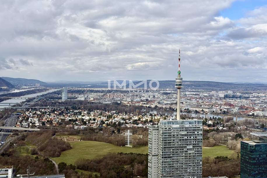 Limitless Views: Level 48 - DC2 Tower ERSTBEZUG, Wohnung-miete, 1.100,00,€, 1220 Wien 22., Donaustadt