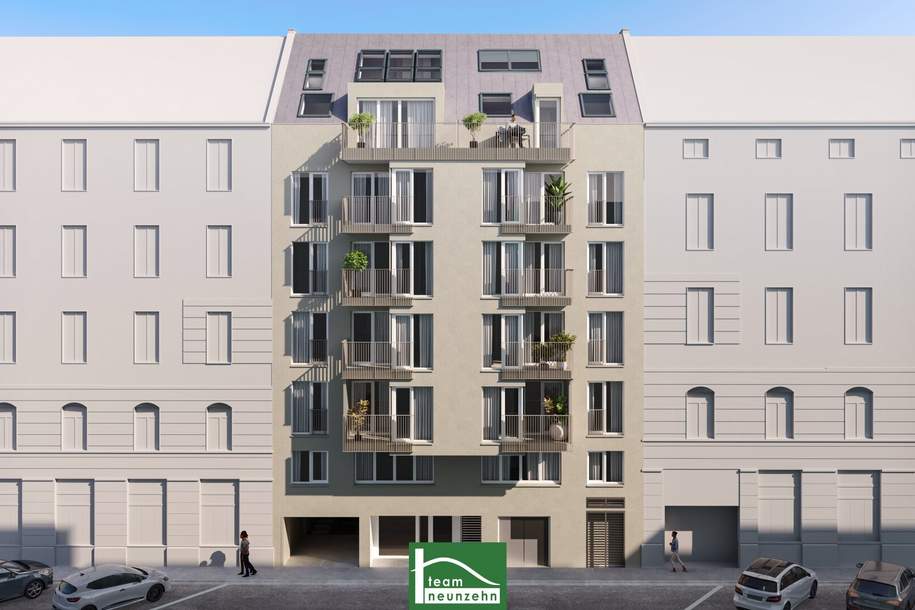 Provisionsfrei - Neubau Anlegerpaket - 8 Wohnungen nebeneinander - zwei gesamte Stockwerke! Hochwertiger Neubau-Erstbezug. - WOHNTRAUM, Wohnung-kauf, 1.860.001,€, 1100 Wien 10., Favoriten