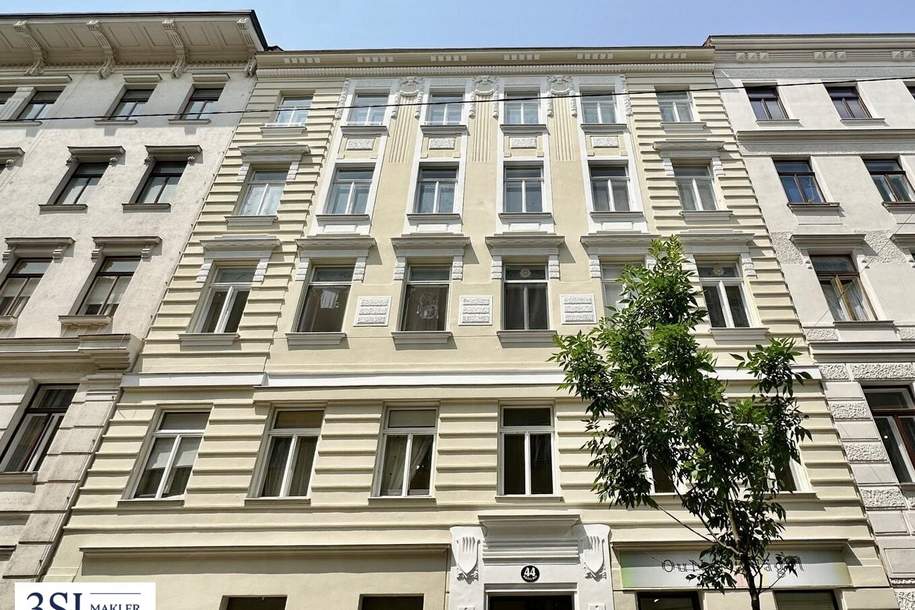 Raum für Ideen – 104m² Altbau in bester Lage von Wieden, Wohnung-kauf, 490.000,€, 1040 Wien 4., Wieden