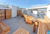 Sonnwendviertel: 1 Zimmer-Wohnung mit Balkon im 10. OG – Fitnessraum, Co-Working &amp; Rooftop-Terrasse inklusive!