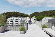 Abkühlen im hauseigenen Pool .... Ihre Traumwohnung mit Terrasse oder Garten und Fernblick Nähe Maurer Wald PROVISIONSFREI !!
