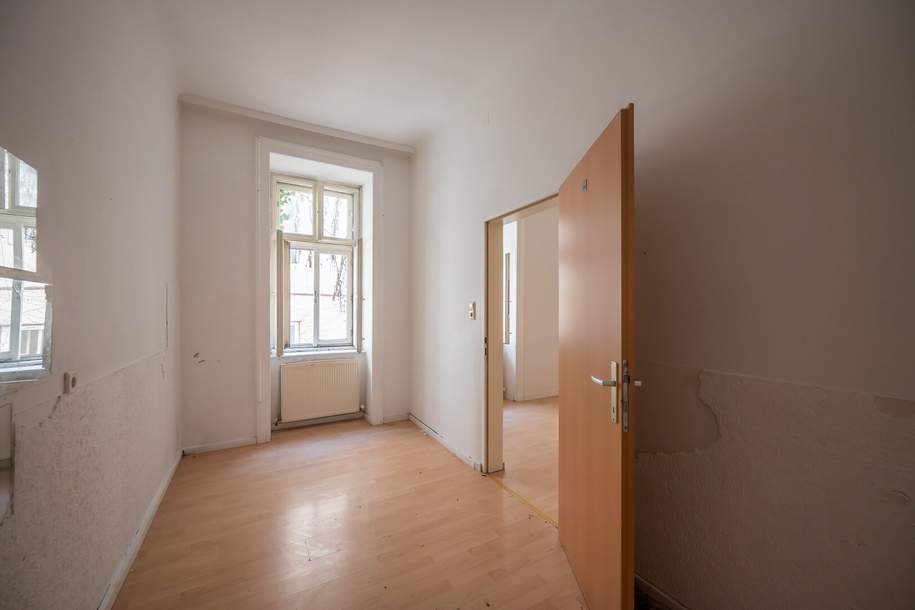 ++Airbnb++ Renovation Opportunity: Well-Located 2-Room Apartment with Potential, Wohnung-kauf, 168.900,€, 1200 Wien 20., Brigittenau