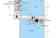 Moderne ZWEI Zimmer Wohnung – an der Grenze zwischen dem 14 und 15 bez.