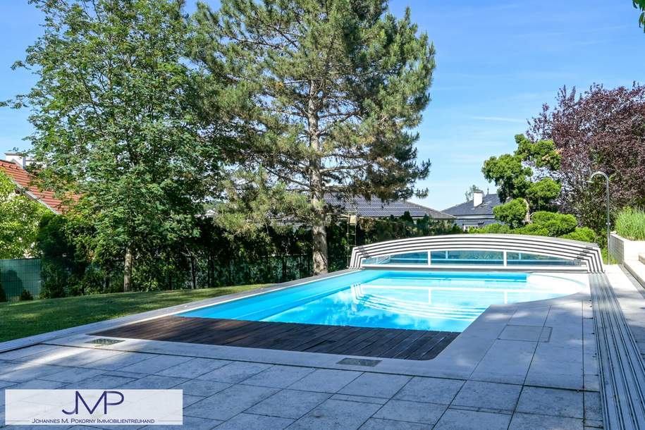 Modernes Wohnen am Lainzer Tiergarten – Geräumige Neubau-Villa mit Pool und Lift!, Haus-kauf, 3.928.000,€, 1130 Wien 13., Hietzing
