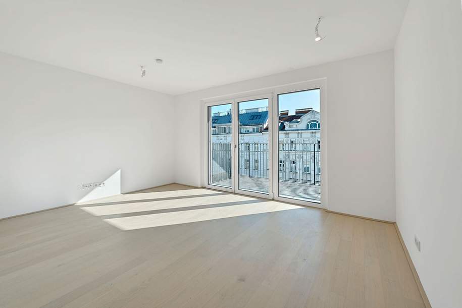 EXKLUSIVE NEUBAUWOHNUNG mit wunderbaren FREIFLÄCHE und hochwertiger AUSSTATTUNG, Wohnung-miete, 1.043,58,€, 1050 Wien 5., Margareten