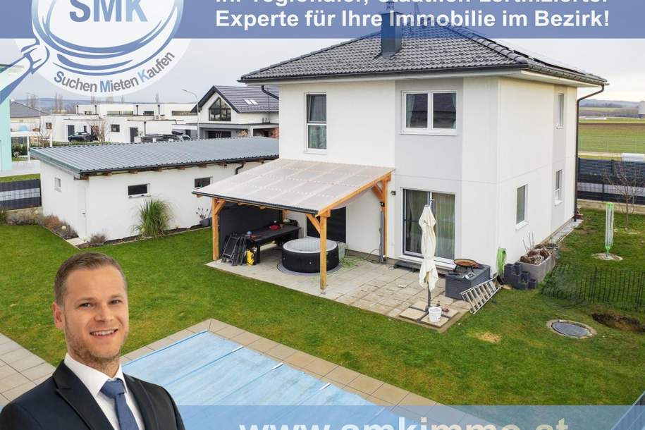 Modernes Einfamilienhaus mit Pool und Doppelgarage!, Haus-kauf, 479.000,€, 2020 Hollabrunn