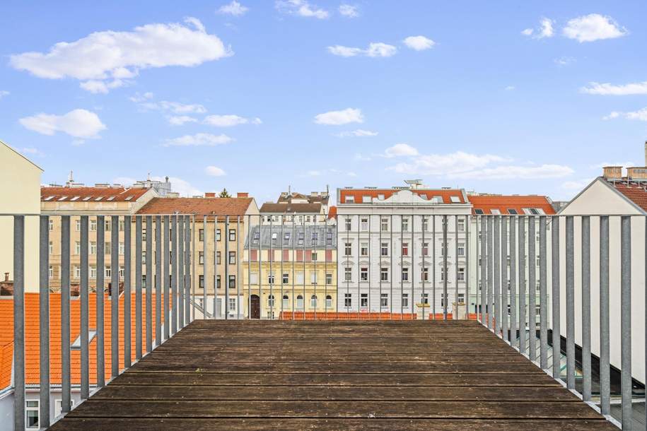 “Charmante 3-Zimmer-Maisonettewohnung im Dachgeschoß mit Balkon in Favoriten“, Wohnung-kauf, 449.000,€, 1100 Wien 10., Favoriten