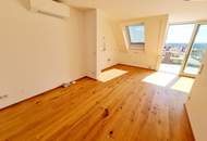 Wohnen mit Schlossblick! Exklusive Dachgeschoss-Perle mit viel Grün und Privatsphäre + 3 Zimmer + Nachhaltige Erdwärme + Höchste Qualität!