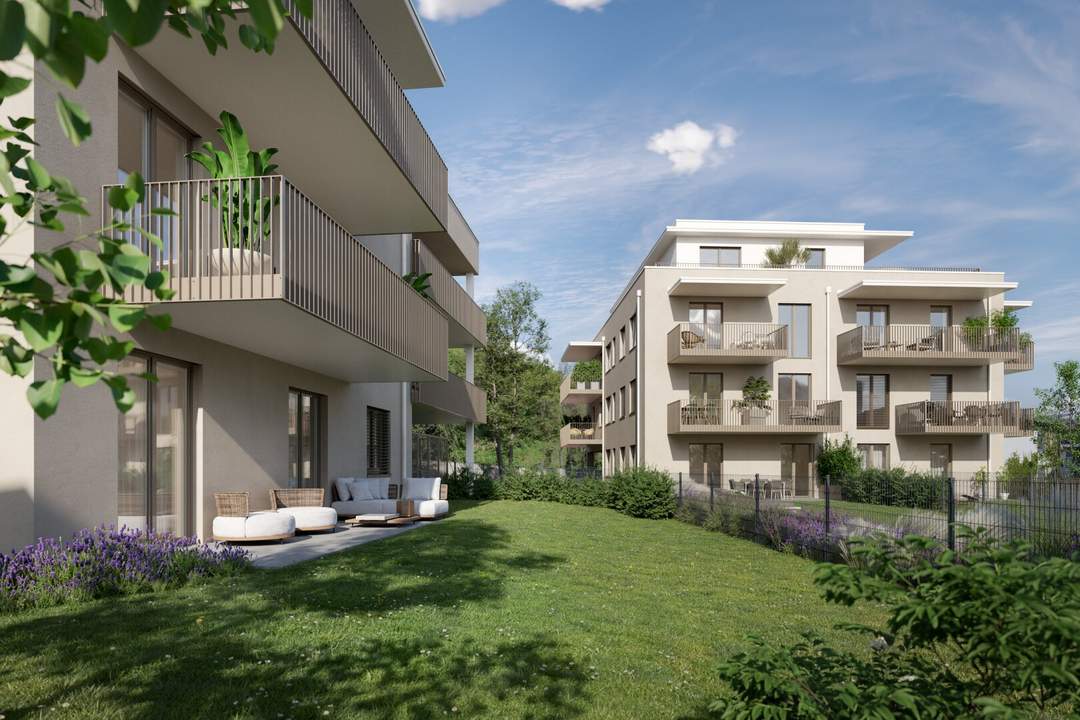 Gartenwohnung mit 2-Zimmer und Westterrasse in Eggenberg Nähe UKH/LKH