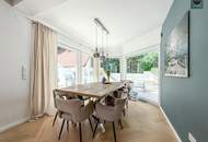 Sievering: Luxuriöse Garten-Oase mit Depot-Gebäude, Pool & Tiefgarage