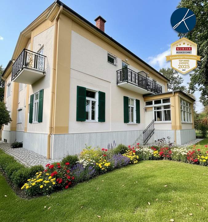 Historisches Herrenhaus im Villenviertel von Baden: ca.450m² WF mit Grundfläche von 1873qm und 17 Zimmern zum Sanieren! (V2 & Schut