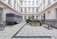 "Exklusives Wohnerlebnis im stilvollen Dachgeschoss mit Donaublick und Garage am Anfang der Rasumofskygasse"