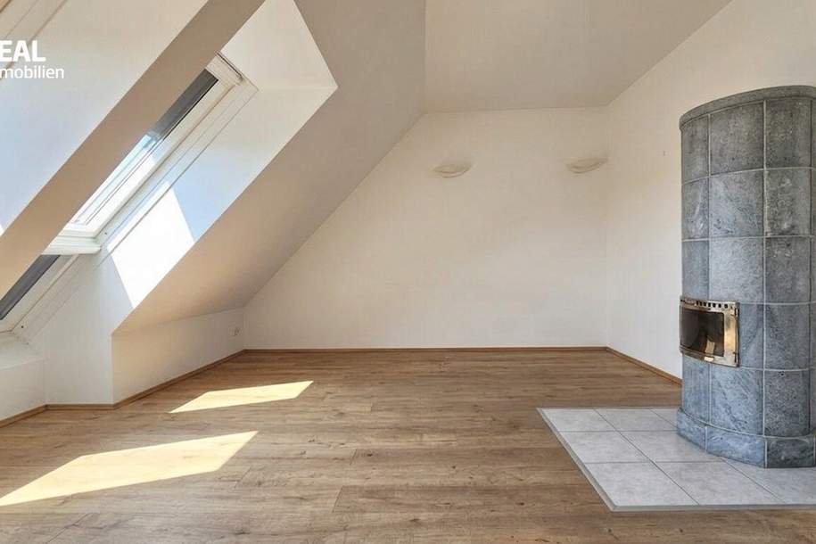 Über die Dächer von Wien - 4-Zimmer Dachgeschosswohnung, Wohnung-miete, 2.970,48,€, 1020 Wien 2., Leopoldstadt