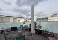 UNBEFRISTET! Stylische, absolut tolle DG-Wohnung mit ca. 43 m² grosser O/W-Terrasse ab Juni 26! 1040!