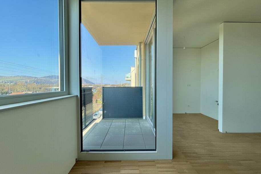 ERSTBEZUG | Außenflächen mit direktem Blick auf den Kahlenberg | vollausgestattete Küchen | Fußbodenheizung und Fußbodenkühlung, Wohnung-miete, 950,00,€, 1210 Wien 21., Floridsdorf