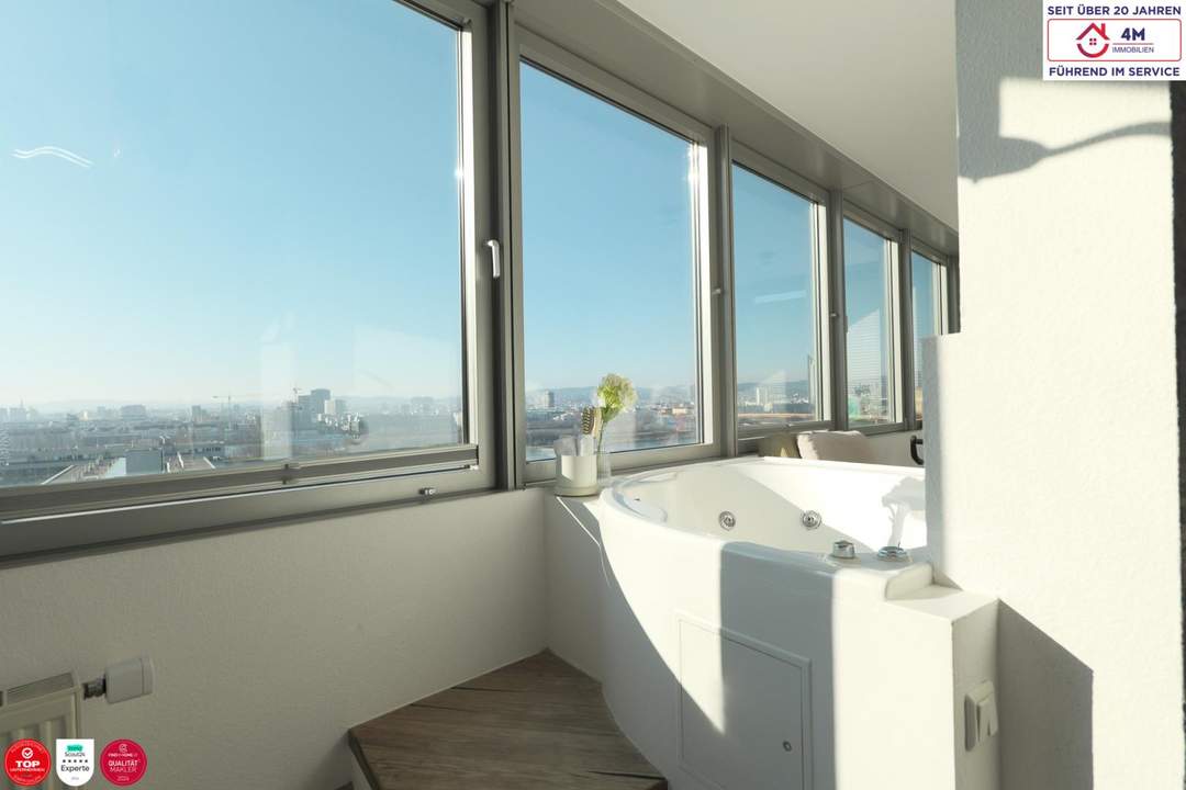 WOW: Großzügige repräsentative Wohnung mit über 200m2 und Loggien auf zwei Etagen.