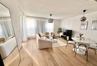 REDUZIERT! Sofort Bezugsfertig in Bestlage! Traumhafte Dachgeschosswohnung mit Loggia und Panoramafenster ++ Weitblick über Wien ++ Komplett Eingerichtet ++ Dachgeschossneubau aus 2021 ++ Auch für Anleger!!!