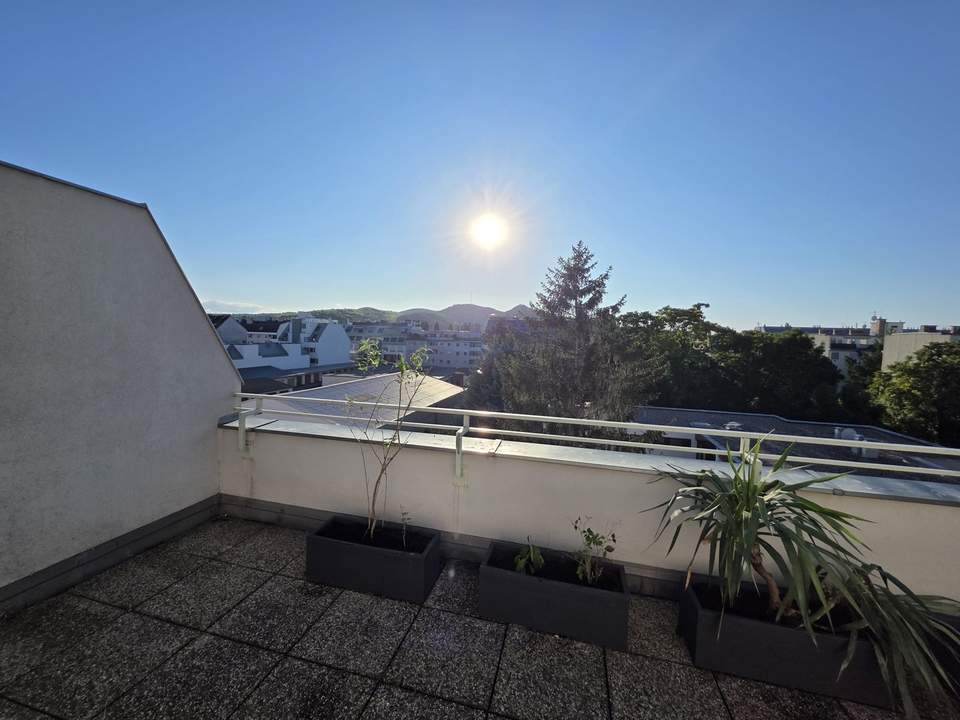 3 Zimmer- Wohnung mit großer uneinsehbarer Terrasse und einer weiteren kleinen Terrasse