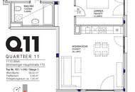Q11 Leben in Simmering - Lichtdurchflutete Balkonwohnung mit 2 Zimmern und Deckenkühlung!
