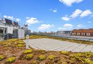 Neuwertige Dachgeschosswohnung 64m² mit Terrasse, Garage &amp; Einbauküche am Matzleinsdorfer Platz!