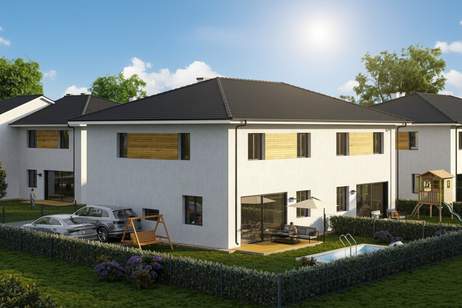 Erstbezug! Doppelhaushälften in massiver Holzbauweise, Haus-kauf, 446.000,€, 2103 Korneuburg