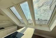 Exklusive 4-Zimmer-Dachgeschosswohnung mit Panoramablick über Wien