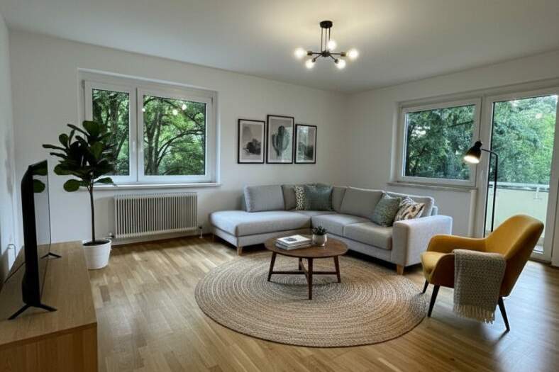 Großzügige 2-Raum Wohnung mit Loggia in einem attraktiven Stadtviertel (Linz/Spallerhof) mit urbanem Charakter und vielseitiger Infrastruktur!, Wohnung-miete, 831,81,€, 4020 Linz(Stadt)