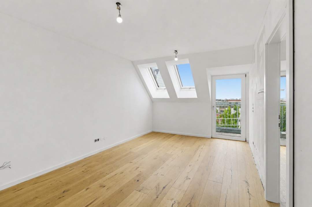 ++ Projekt HÜTTEL 101 LIVING ++ ZWEI Zimmer im DG mit TERRASSE