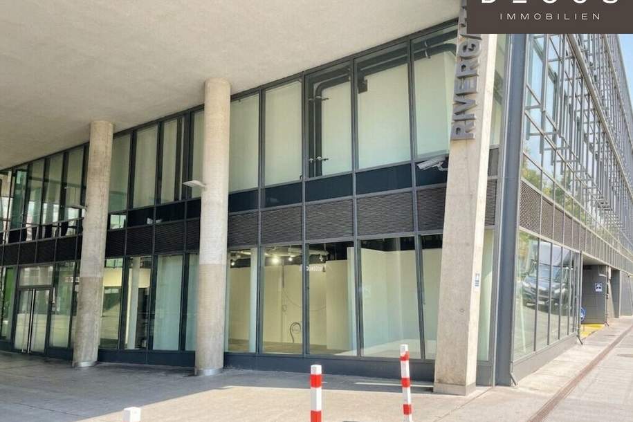| RIVERGATE | ERSTKLASSIGE MODERNE BÜROS und 1 Geschäftsfläche | AN DER U-BAHN, Gewerbeobjekt-miete, 2.385,95,€, 1200 Wien 22., Donaustadt