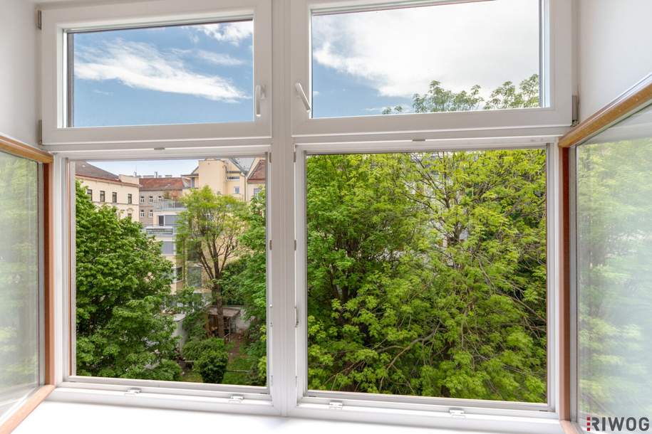 Südseitige Altbauwohnung mit traumhaftem Grünblick | Prachtvolles Jahrhundertwendehaus | Nähe Schloss Schönbrunn, Wohnung-kauf, 279.000,€, 1120 Wien 12., Meidling