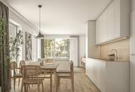 Neubau - Erstbezug, XL-Balkon (18 m²) mit Zugang vom Wohn- u. Schlafzimmer, hochwertige Ausstattung inkl. Deckentemperierung, Fußbodenheizung