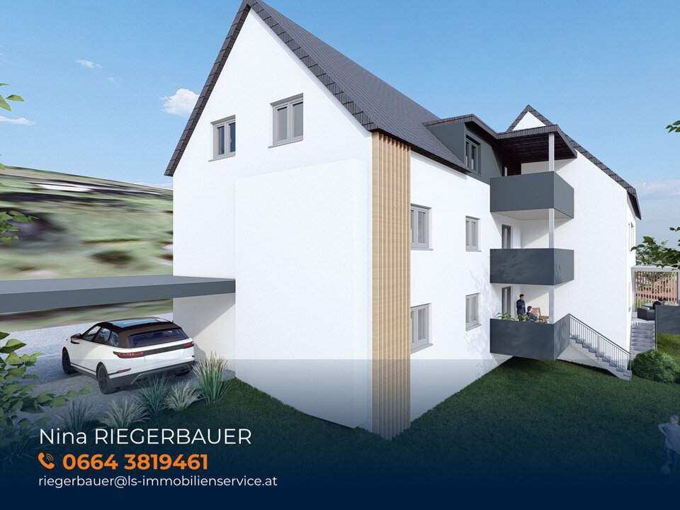 Gefördertes Neubauprojekt in Pischelsdorf – hochwertige &amp; barrierefreie Wohnungen mit Balkon/Loggia, Carport &amp; Kellerabteil