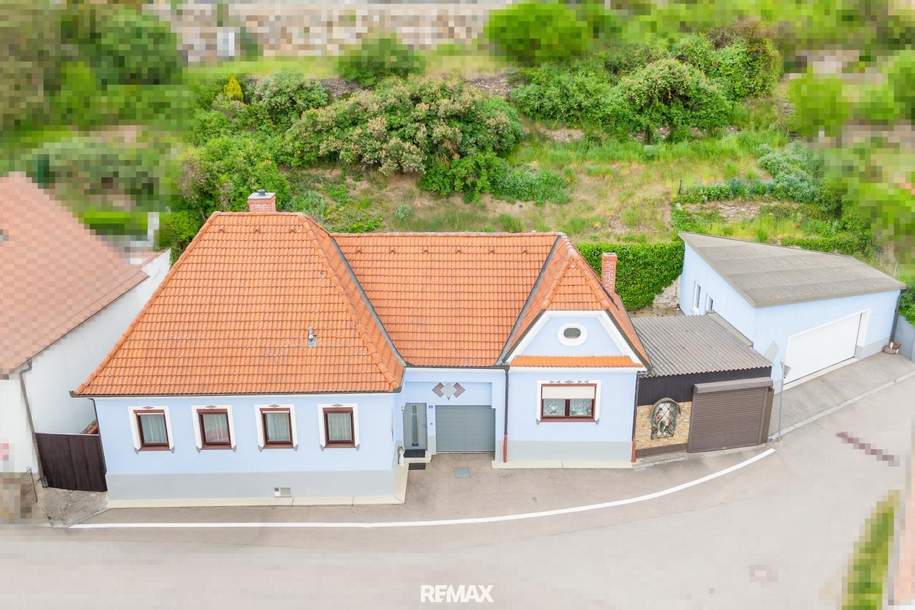 Gemütliches Einfamilienhaus mit grünem Innenhof, separatem Arbeitsbereich und Nebengebäude, Haus-kauf, 298.000,€, 3500 Krems(Land)