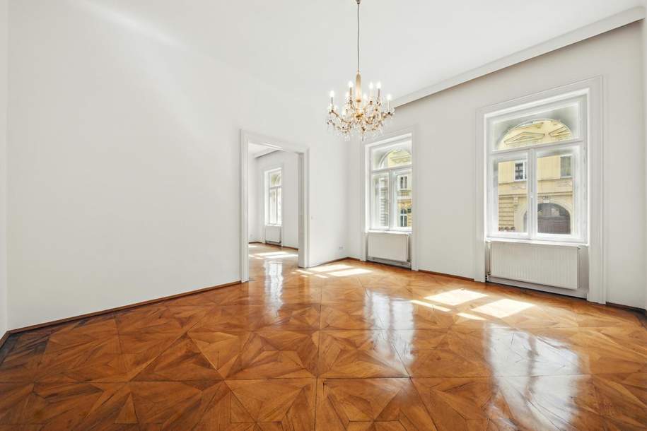 Elegant 4-room apartment located in the embassy quarter!, Wohnung-miete, 2.698,00,€, 1030 Wien 3., Landstraße
