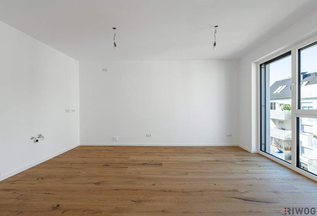 NEUBAU-ERSTBEZUG | 2 Zimmer mit Balkon | ideal auch zur Vermietung | Luftwärmepumpe | optionaler Tiefgaragenplatz