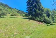 Sonniges Baugrundstück in Panoramalage Nähe LKH Bruck/Mur