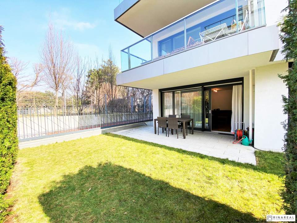 Exklusive 2 Zimmer Gartenwohnung | Terrasse | Swimmingpool | Fitnessstudio | Wellnessbereich | inkl. Garagenstellplatz | Bauernfeldgasse - Heiligenstädter Str.