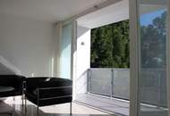 Moderne Wohnung im Villengebiet von Mauer (absolute Grünruhelage, südseitige Loggia sowie Garage)