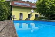 Doppelhaushälfte Hinterbrühl/Weissenbach mit Pool großer Terrasse und gemütlichen Garten