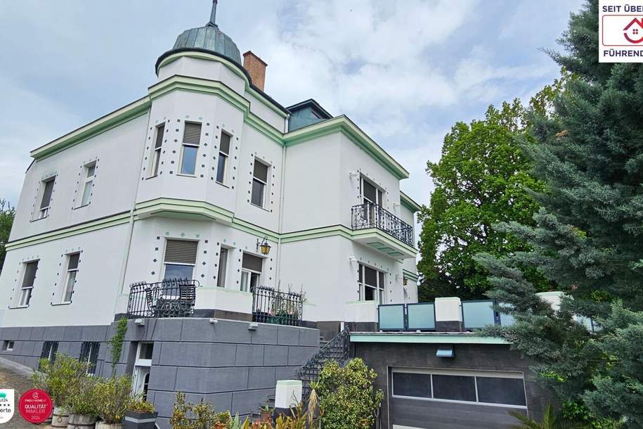 RARITÄT AM IMMOBILIENMARKT – JUGENDSTIL IN PERFEKTION auf 1759 m² Eigengrund, Haus-kauf, 1.370.000,€, 2560 Baden