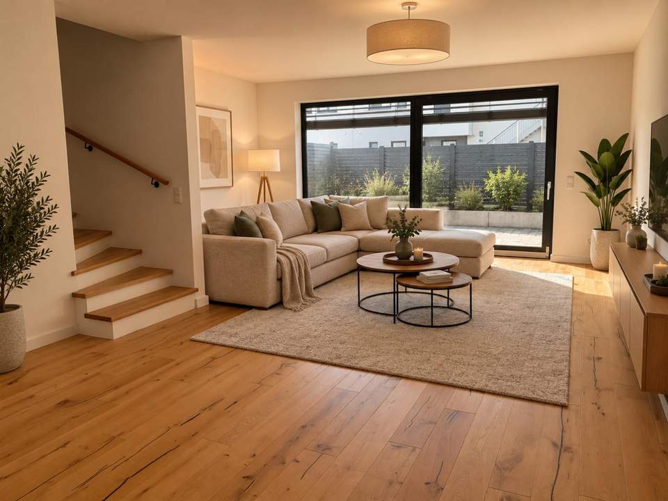 Neue, hochwertig errichtete und ausgestattete Doppelhäuser in Massivbauweise mit riesiger Dachterrasse. Erstbezug! Empfehlenswert!