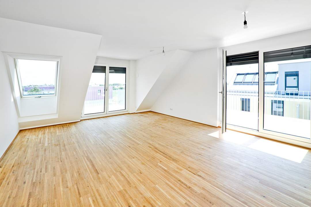 Garagenstellplatz 1 Jahr MIETFREI | Geräumige 3-Zimmer-Wohnung mit eigener Terrasse | Erstbezug