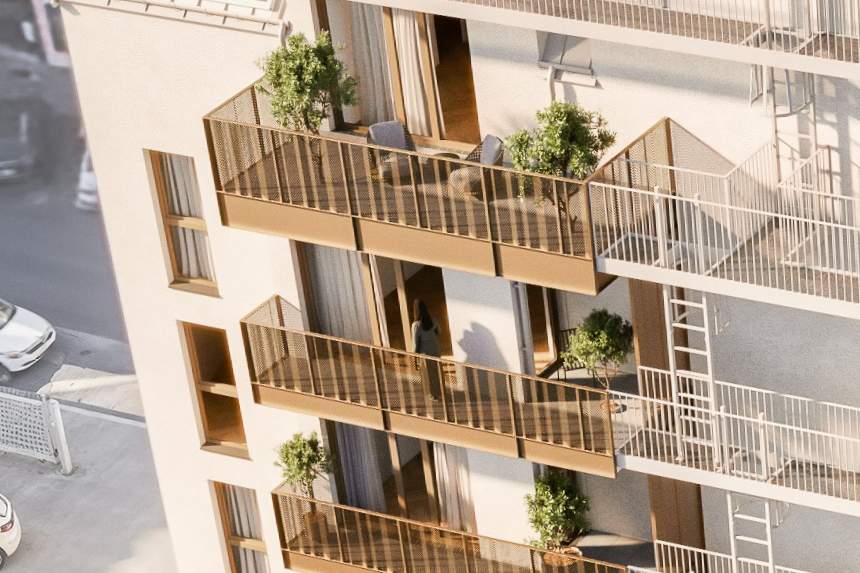 Investitionschance: 2-Zimmer-Neubau mit Außenbereich, Wohnung-kauf, 303.800,€, 1220 Wien 22., Donaustadt