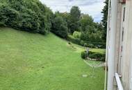 Idyllisch ruhiges Wohnerlebnis mit garantiert hohem Erholungswert steht für Sie bereit! Gemütliche Loggia mit herrlichem Ausblick ins Grüne - praktisch geschnittene 3 Raum Wohnung mit Abstellraum und Parkplatz direkt vor der Haustür!