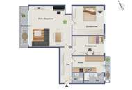 Stilvolle 3-Zimmer-Wohnung mit zwei Balkonen in Toplage Jakomini