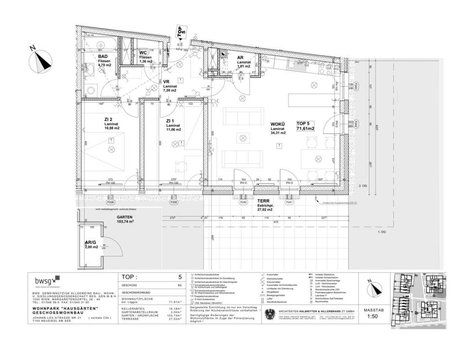 Charmante 3-Zimmer-Wohnung mit Garten!