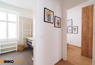 Exklusive 3-Zimmer-Altbauwohnung mit Innenhofbalkon – vollmöbliert nahe Naschmarkt