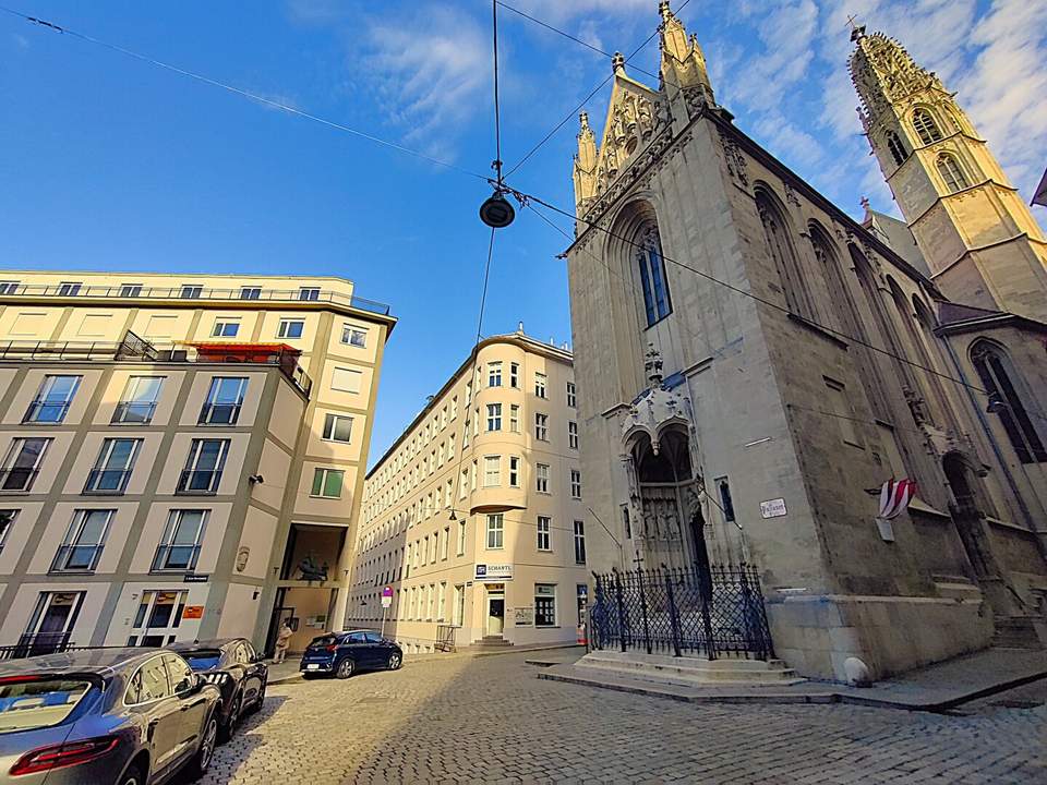 Am Salzgries: Bezugsfertig + Attraktive Zentrumslage + Wohnen in historischer Umgebung + Ruhige Westausrichtung + Voll möbliert