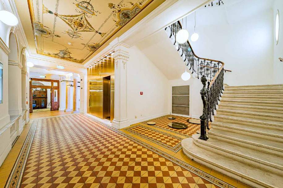 Loftartiges, top ausgestattets Büro auf zwei Ebenen mit Terrasse im Telegraf 7 zu mieten, Gewerbeobjekt-miete, 21.794,89,€, 1060 Wien 6., Mariahilf